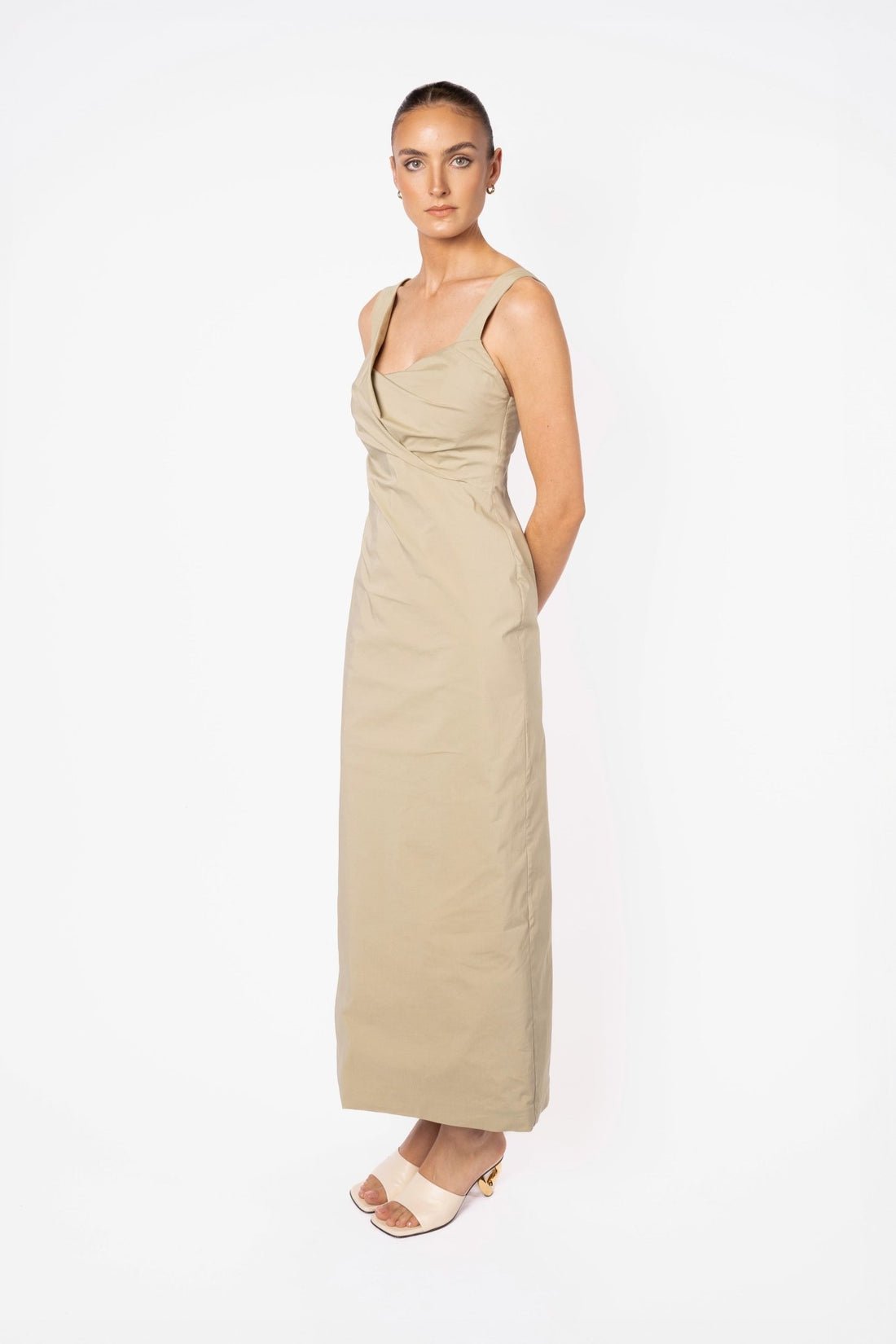 ONE FELL SWOOP LYGIA DRESS - TEA photo 5