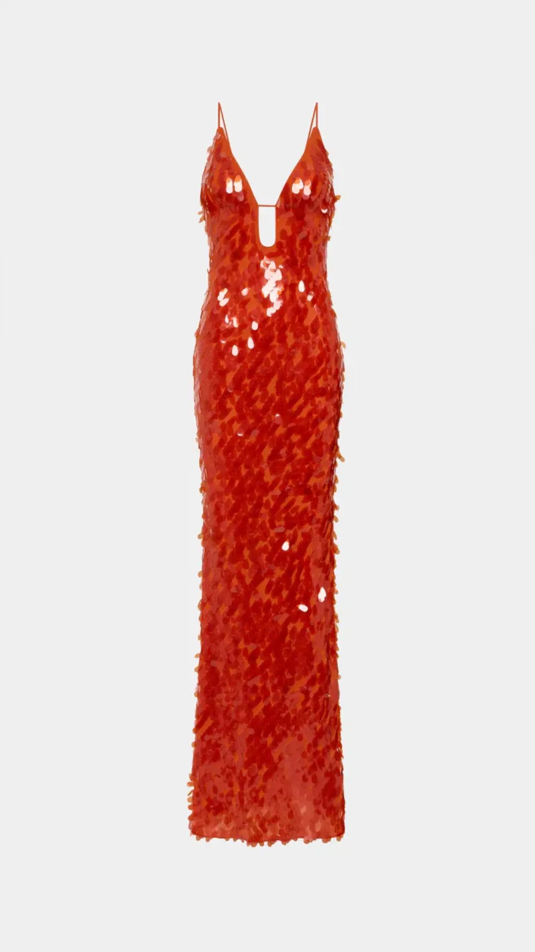 Misha  Sapphire Sequin Dress in Red Size S / Au 8 photo 4