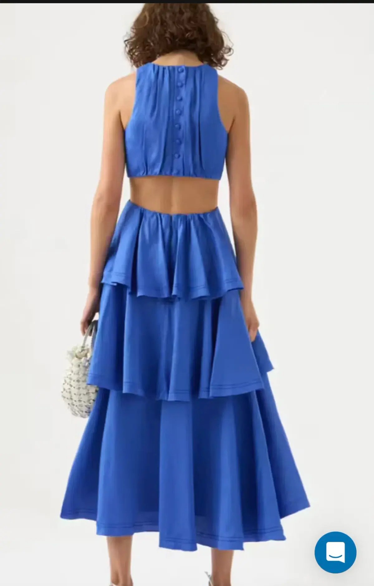 Aje wave cut midi dress - size 12 photo 2