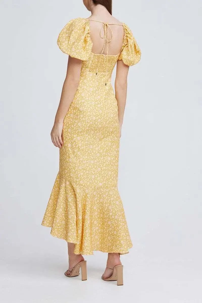 SIGNIFICANT OTHER JACINTA DRESS IN CHAMPAGNE PANSY photo 2