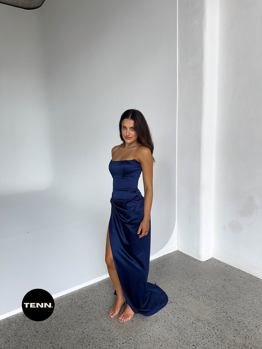 Lia Stublla Amity Gown - Dark blue photo 2