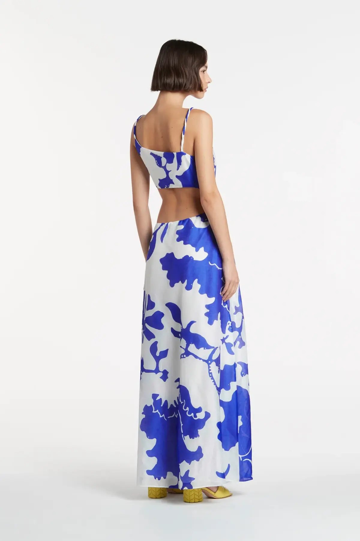 Sir the Label Vivi Asymmetrical Cut Out Dress Print Size 1 / Au 8 photo 2