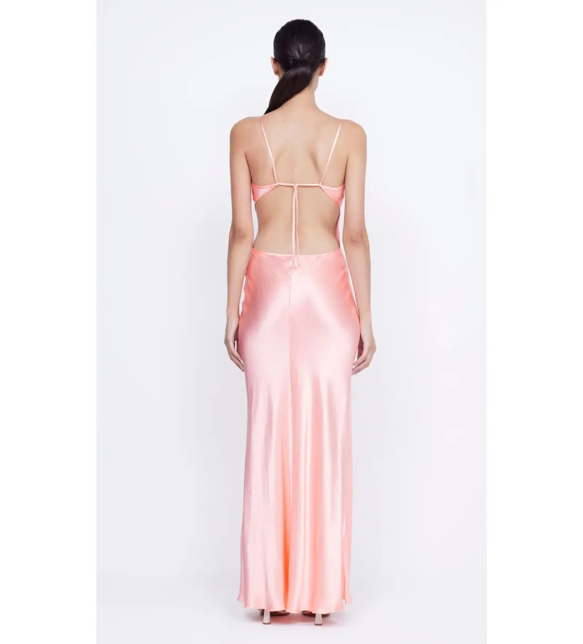 Bec And Bridge Cedar City Maxi Dress In Coral Size 6 photo 3