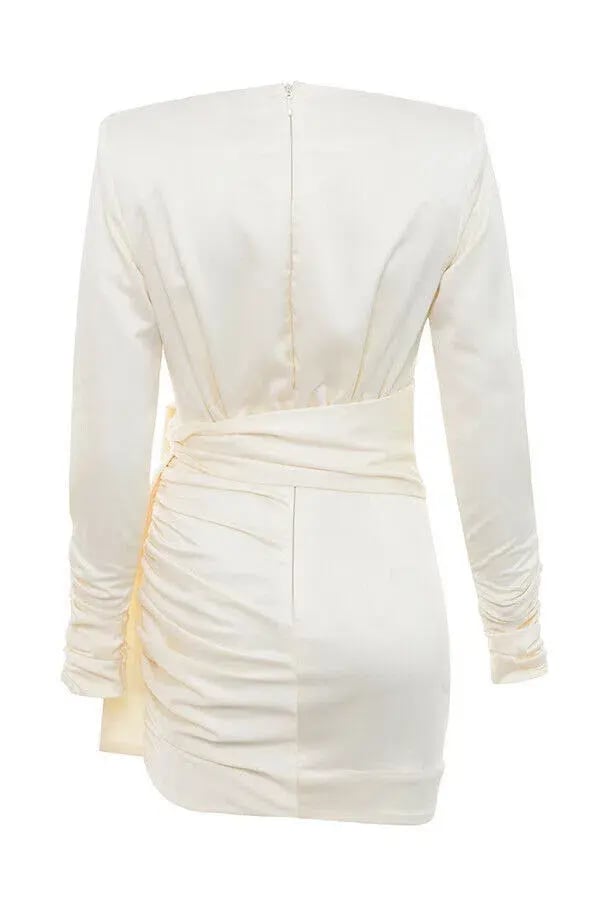 House of CB Ioana Mini Dress White Size 6 photo 2