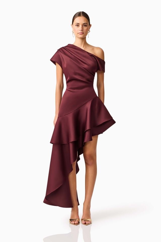 Elliatt Livia Gown - Berry photo 3