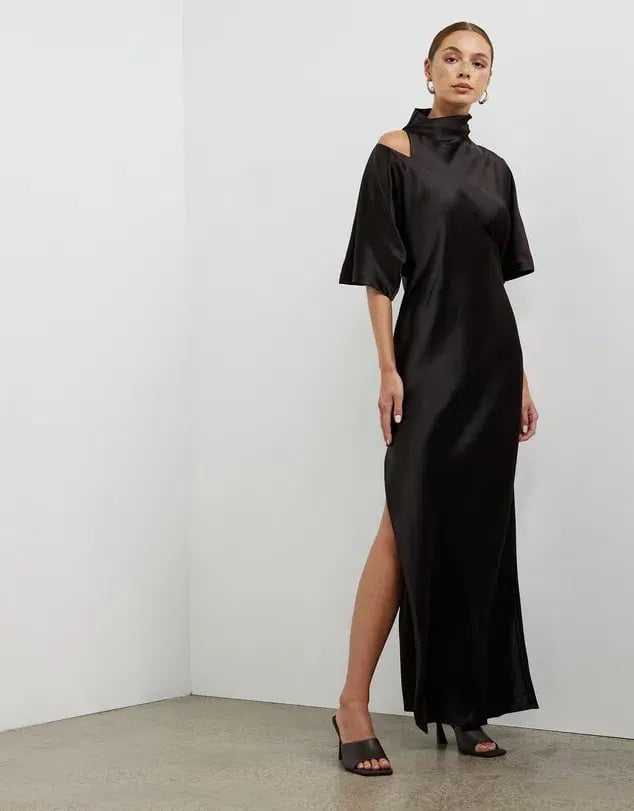 Camilla and Marc Sorrell Maxi Dress Chocolate Size 14 photo 3