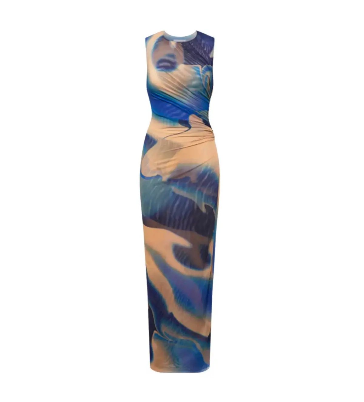 Scanlan Theodore Italian Watercolour Print Maxi Dress Multi Size AU 10 photo 4