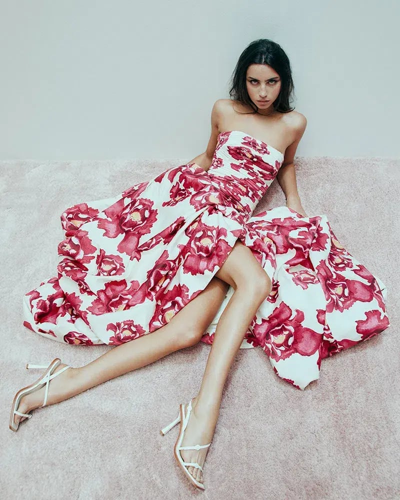 Aje Behold Maxi Dress in Boldly Blooming Size 10 photo 5