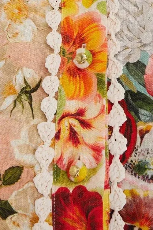 Zimmermann Wonderland Floral Shirt Mini Dress Floral Size 2 / AU 12 photo 3
