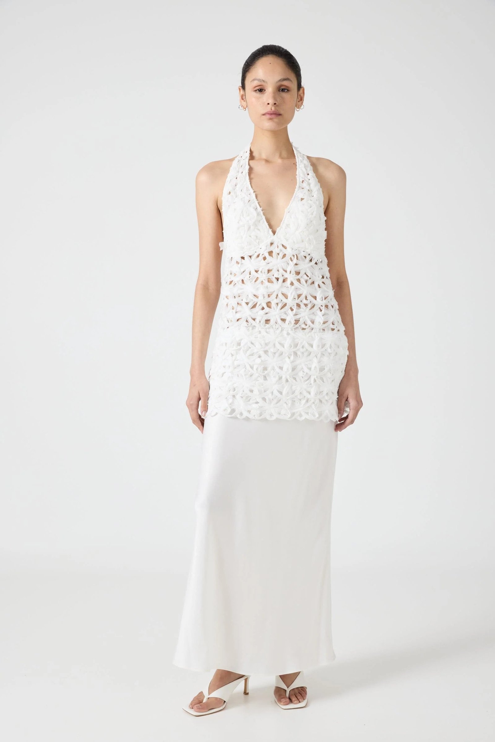 THIRD FORM ETHEREAL MAXI DRESS - OFF WHITE photo 4