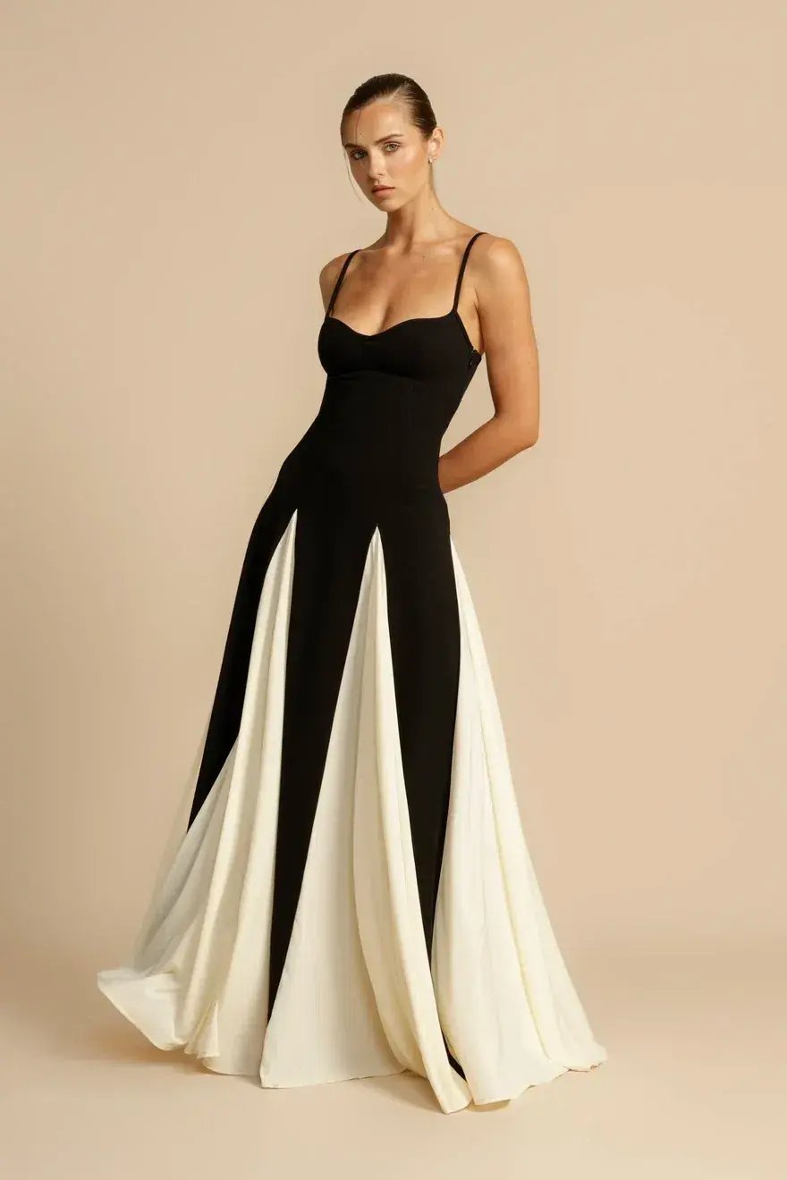 Arcina Ori Paloma Dress Black/White Size AU 8 photo 2