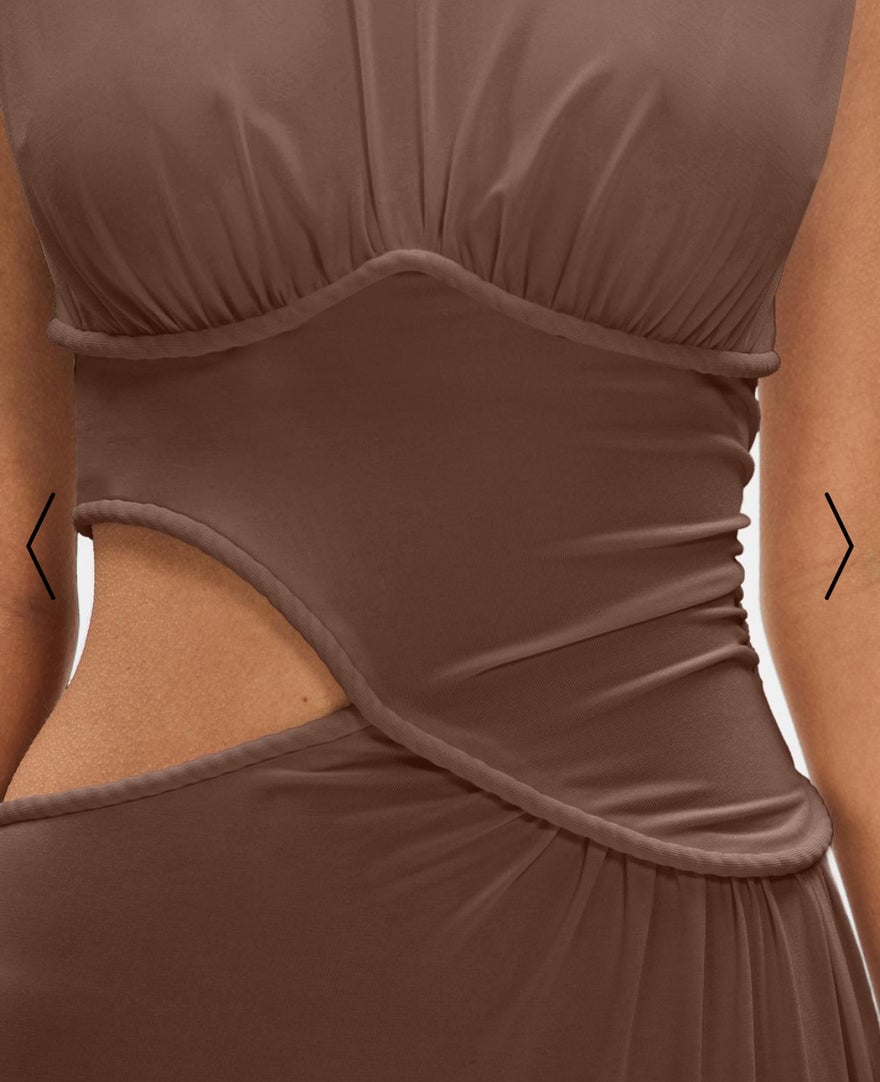 Misha Collection Sierra Gown Chocolate photo 4
