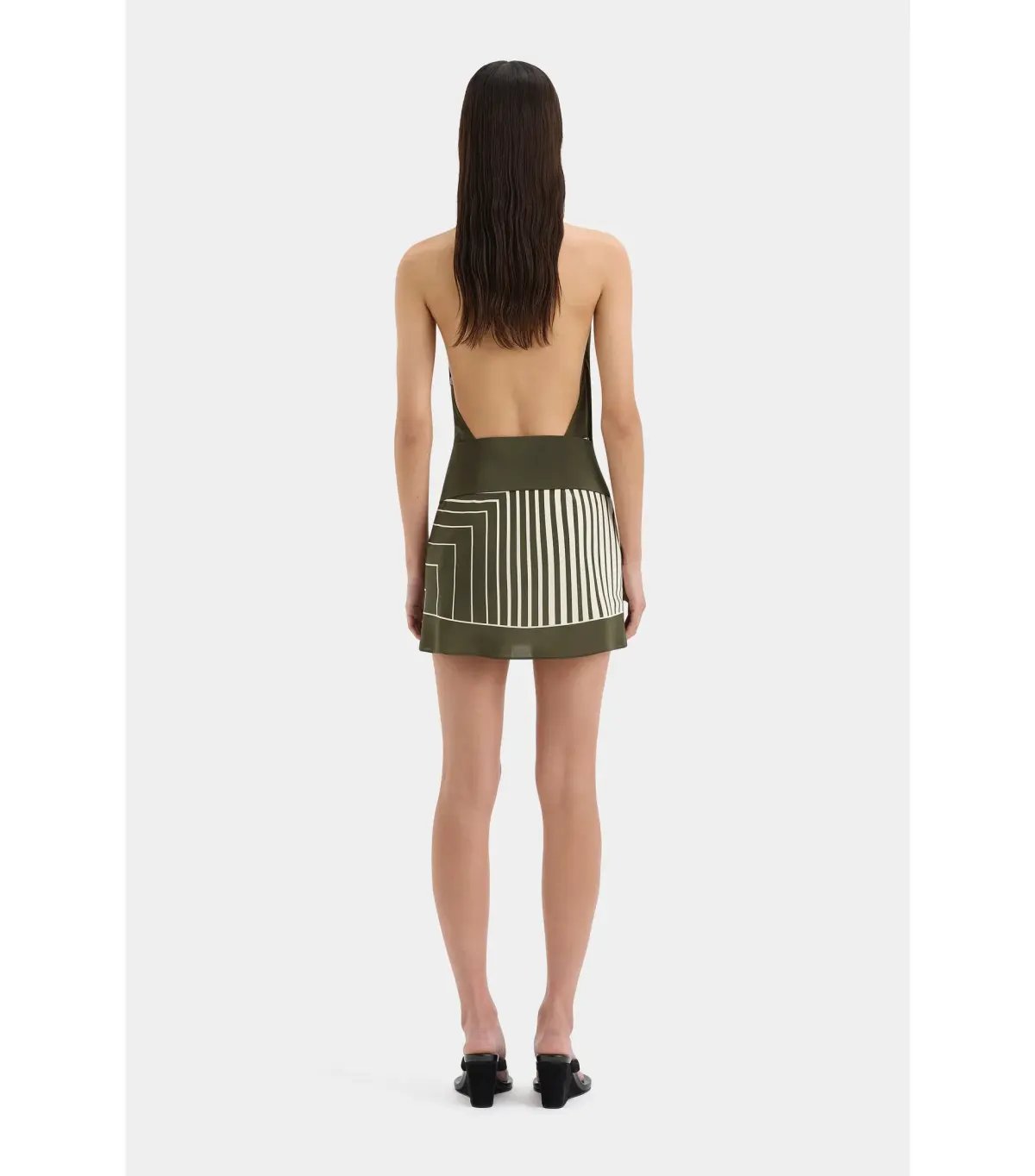 Sir the Label Leilana Mini Dress Garden Stripe Size 0 / AU 6 photo 5