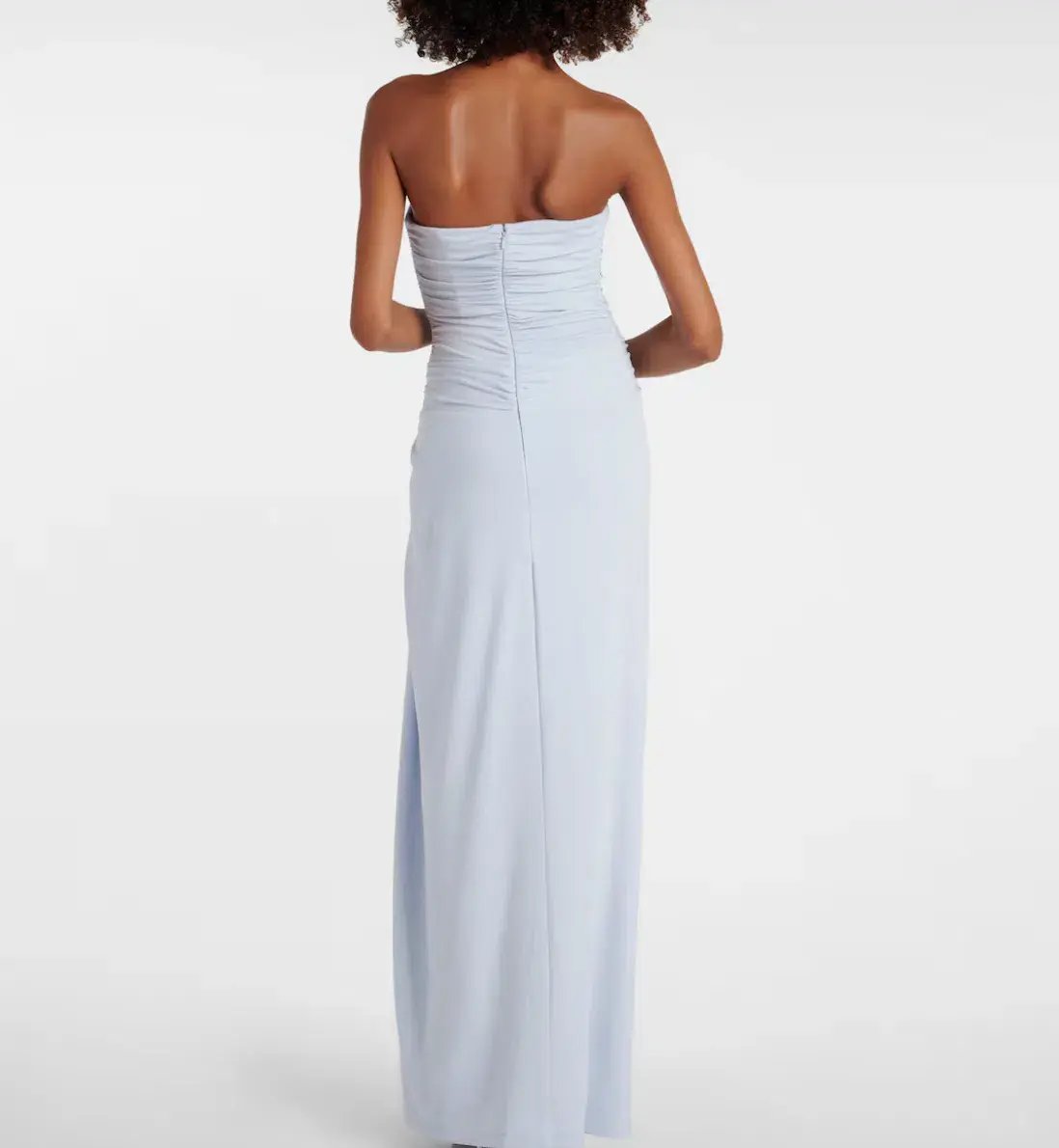 Simkhai Emma Jersey Gown Maxi Drress in Blue Haze Size US 0 photo 3