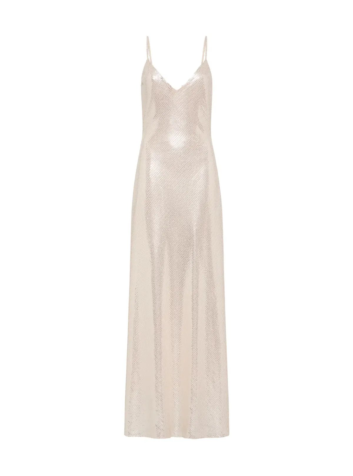 Manning Cartell High Voltage Slip Dress Nude Silver Size AU 8 photo 5