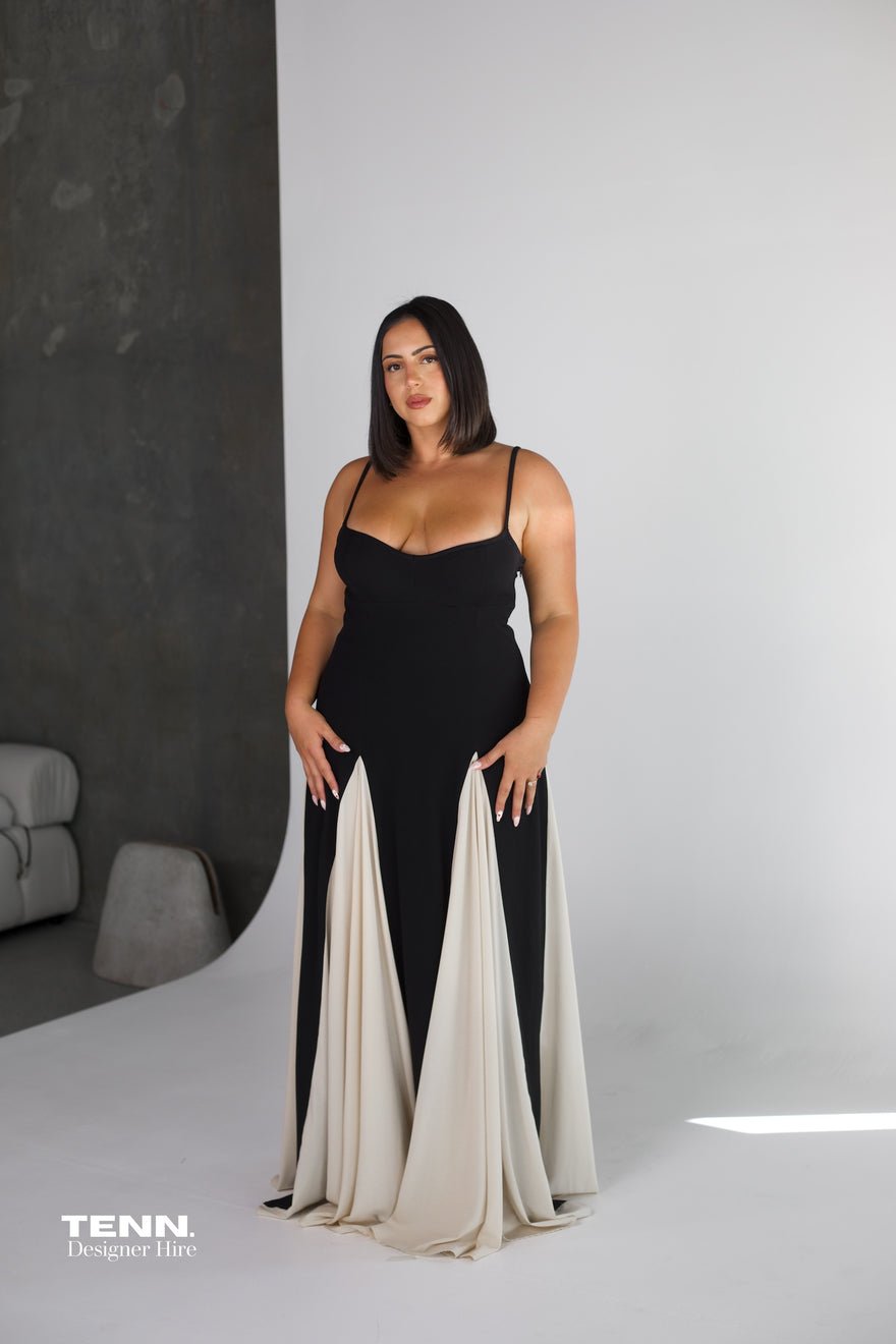 Arcina Ori Paloma Dress - Black & Ivory photo 3