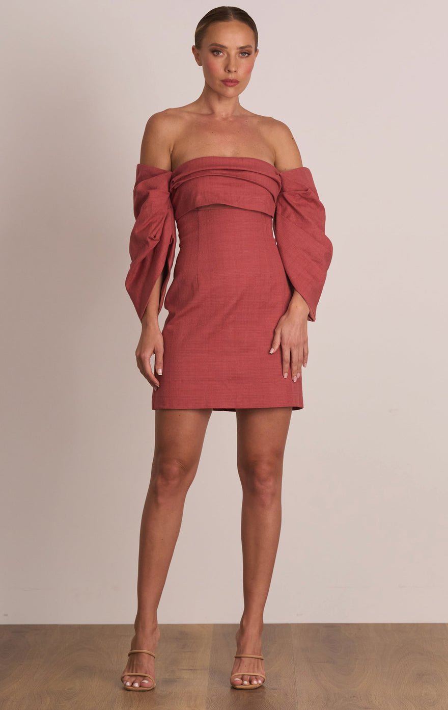 Pasduchas Platinum Party Dress - Rosewood photo 2