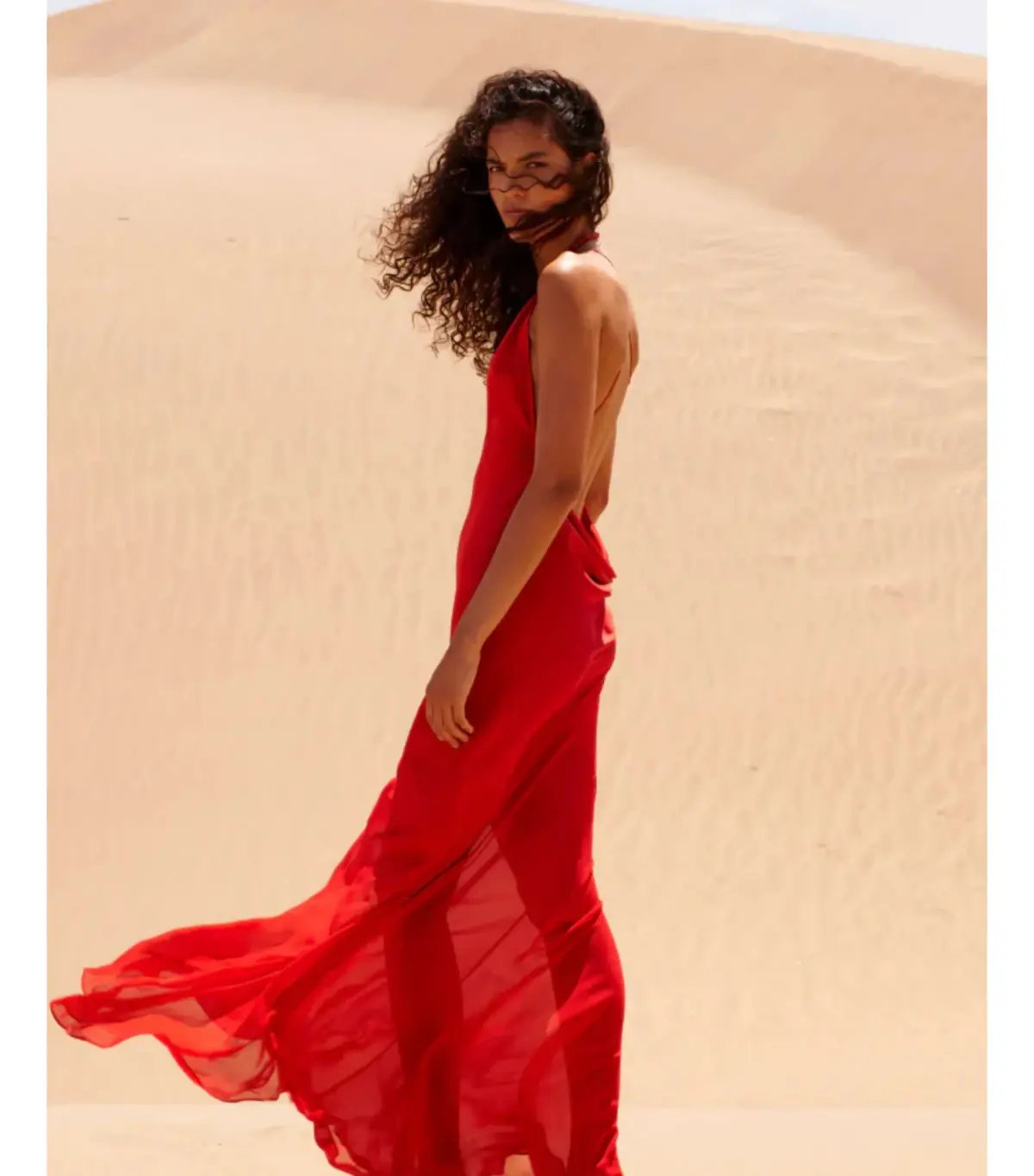 Rat & Boa Lotus Slip Dress Red Size 8 photo 4