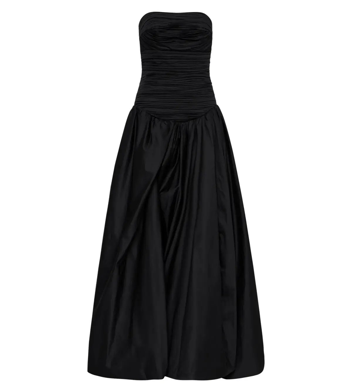 Aje Violette Bubble Hem Maxi Dress Black Size AU 14 photo 4