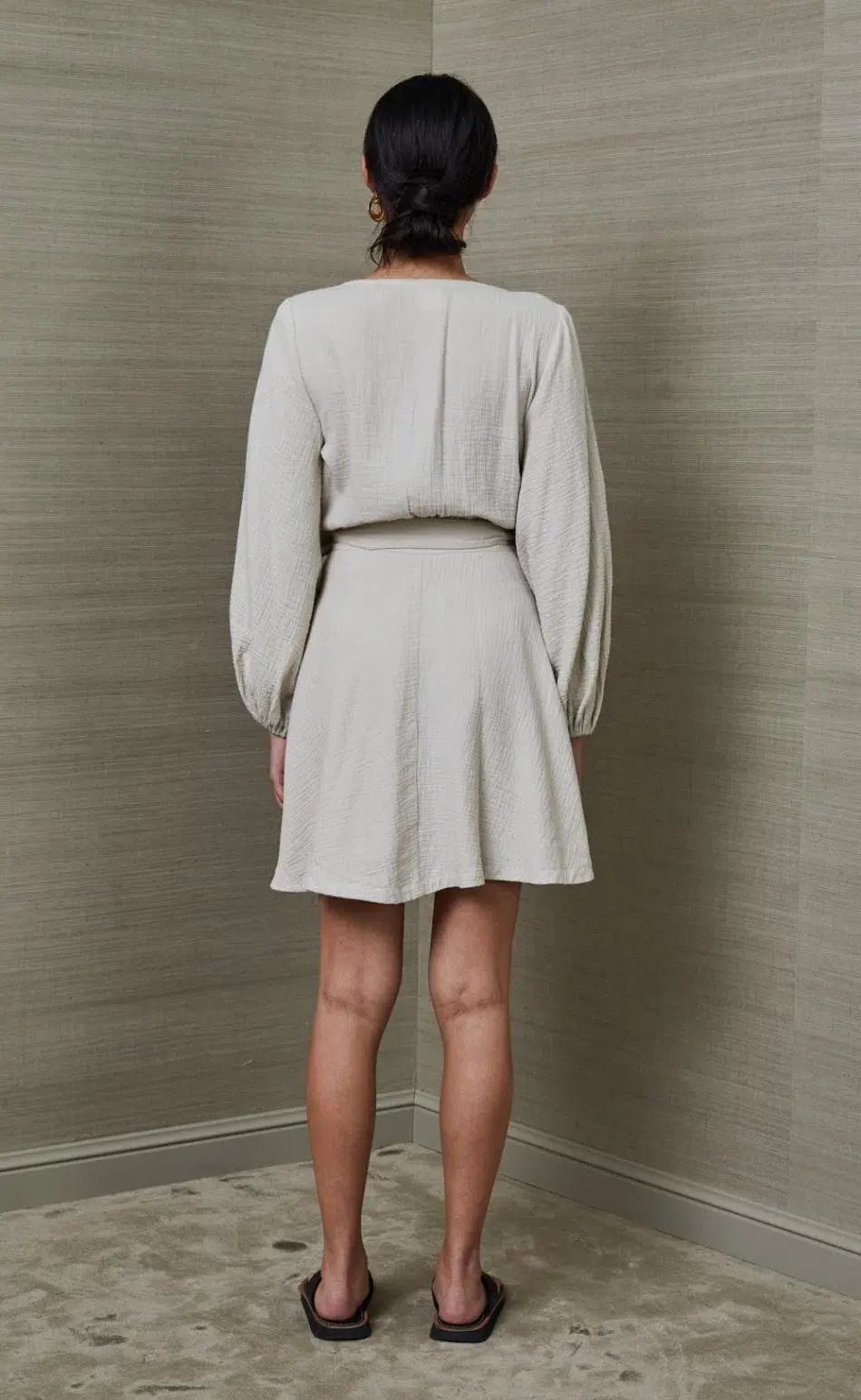 Bec & Bridge Pumice Marlowe Mini Dress Pumice Size 10 photo 2