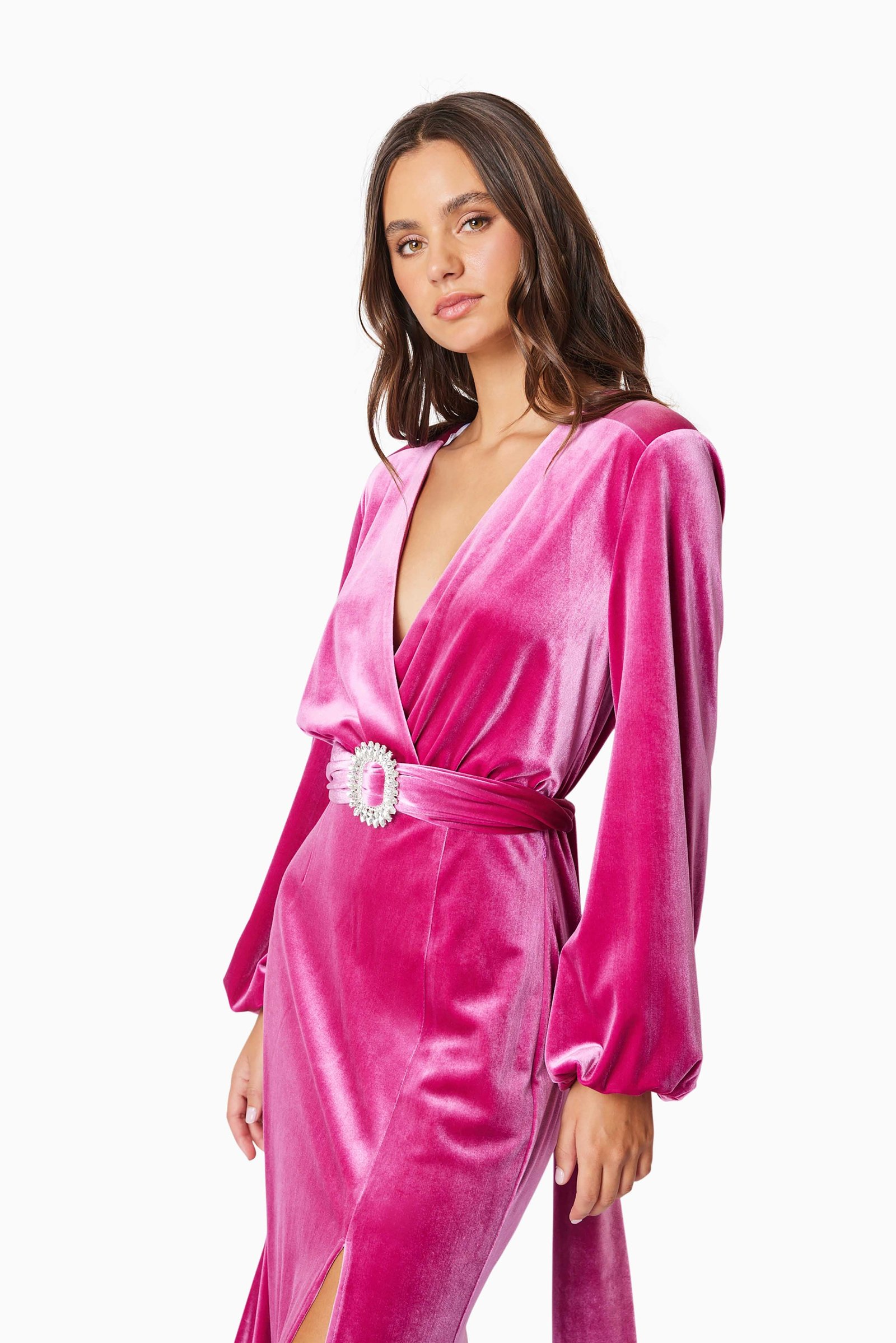 ELLIATT SOLENE MAXI DRESS - CERISE photo 3