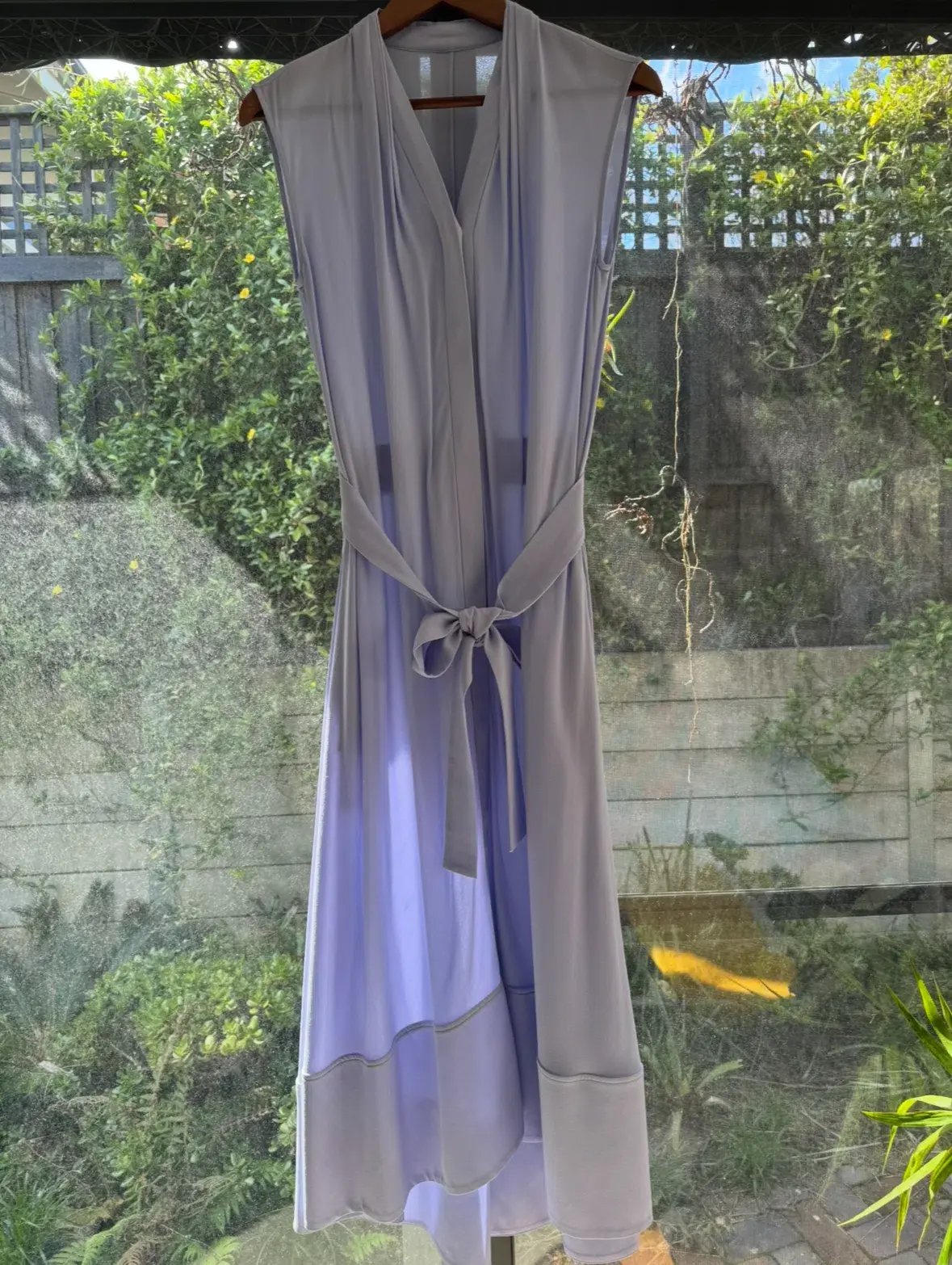 Another Tomorrow Shirtdress Purple Size 8 photo 2