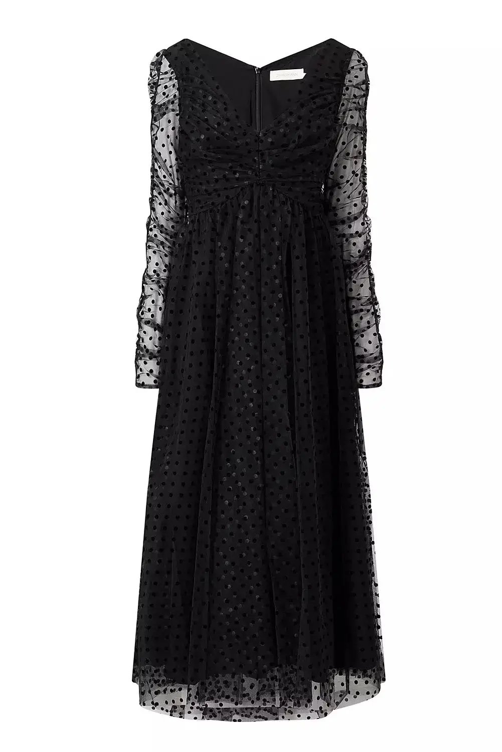 Zimmermann Ballet Tulle Midi Dress Black Size 16 photo 6