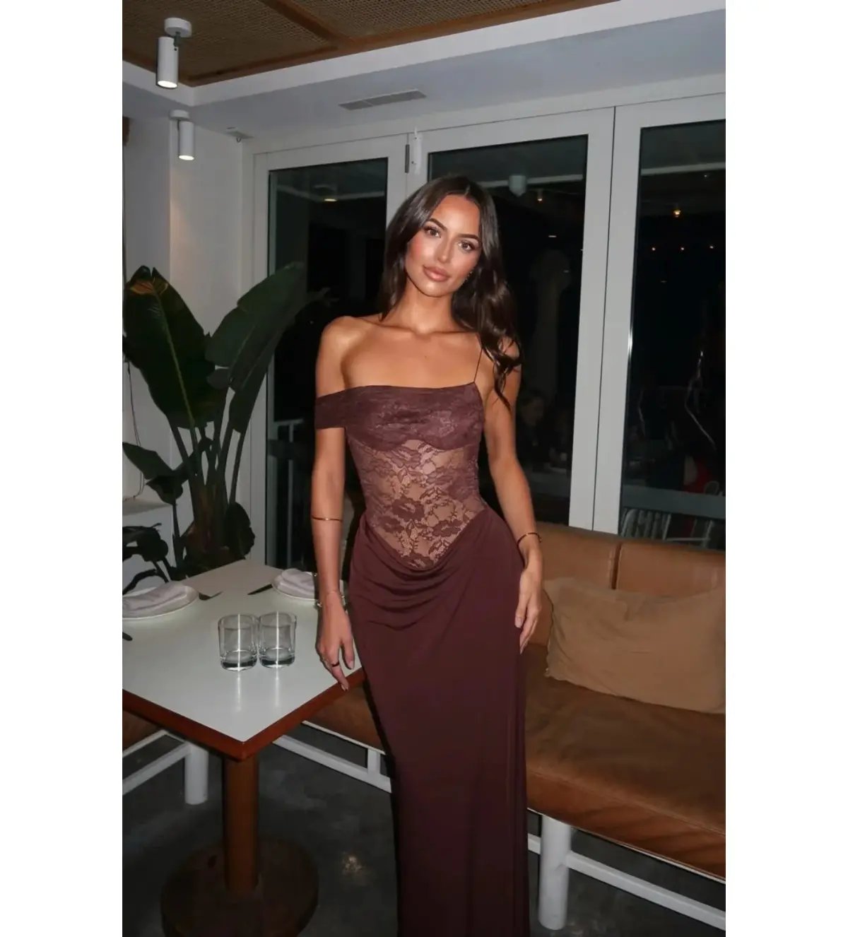 Natalie Rolt Sloane Maxi Dress Espresso Size 2/AU 10 photo 3
