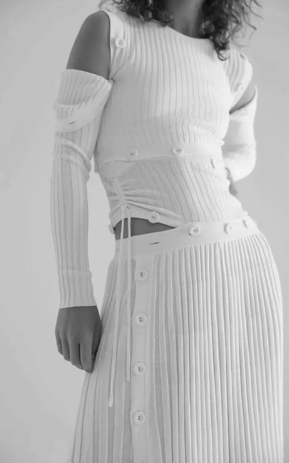 Christopher Esber Deconstruct Dress White photo 2