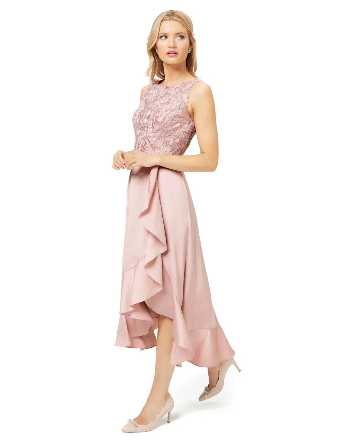 Susie Maxi Dress in ballet pink bec and bridge photo 21
