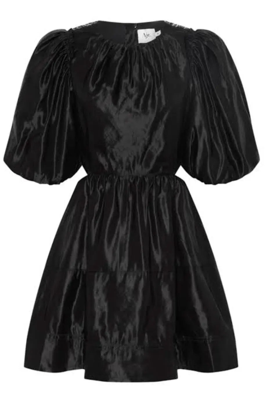 Aje Beaded Relic Mini Dress Black Size 8 photo 4
