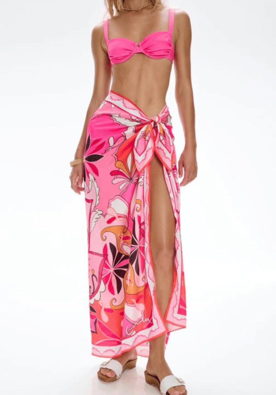Cin Cin Swim Boheme Pink Diamond Cutout Set photo 2