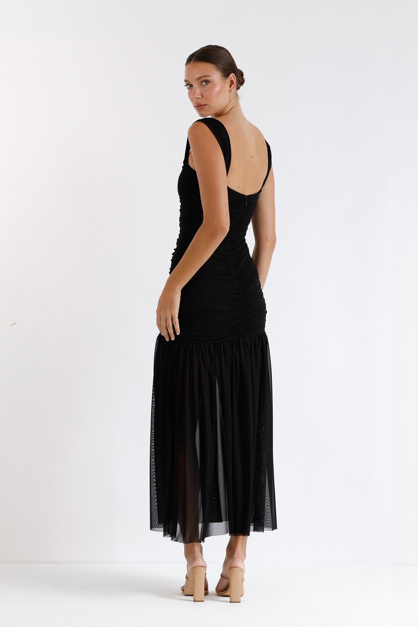 PASDUCHAS NEW HORIZONS HOURGLASS MIDI - BLACK photo 6