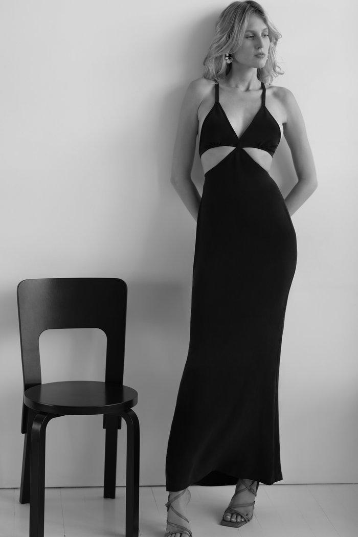 Auteur Studio Anouk Dress Black Size 8 photo 4