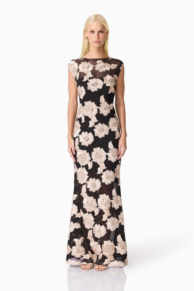 Elliatt Margaux Gown - Black Gold photo 2