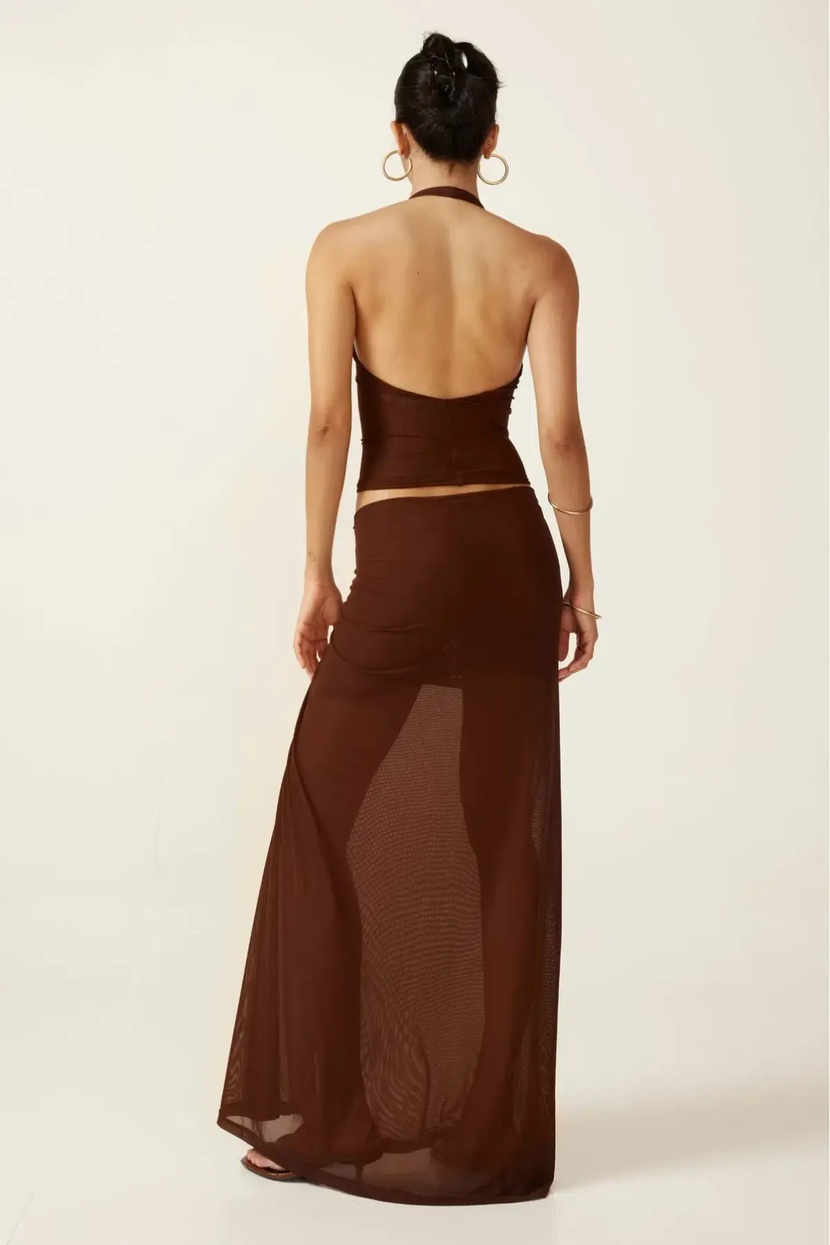 Ance Gria Nellie Maxi Set Brown Size 8 photo 2