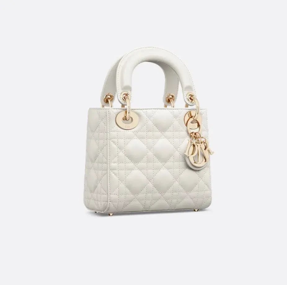 Dior Mini Lady Bag White photo 2