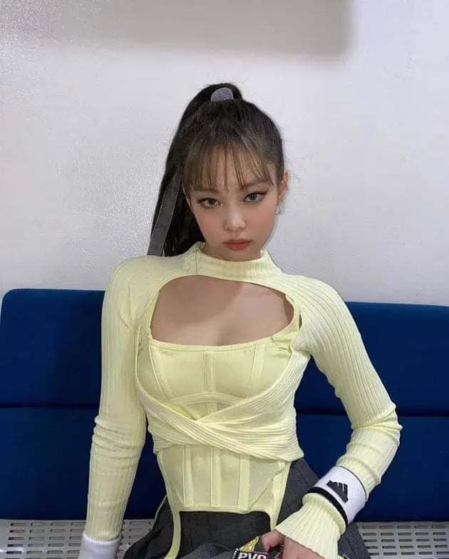 Dion Lee Twist Back Long Sleeve Knit Top Lemon Yellow Size 8 photo 2