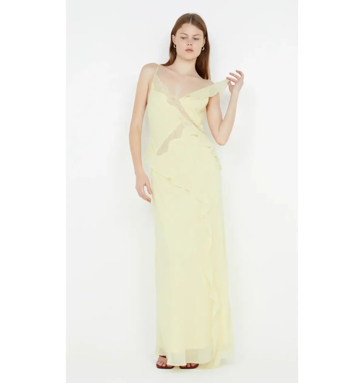 Bec & Bridge Knox Maxi Dress Icy Yellow Size AU 6 photo 3