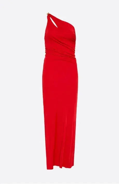 Manning Cartell Digital Love One Shoulder Dress Red Size 14 / XL photo 4