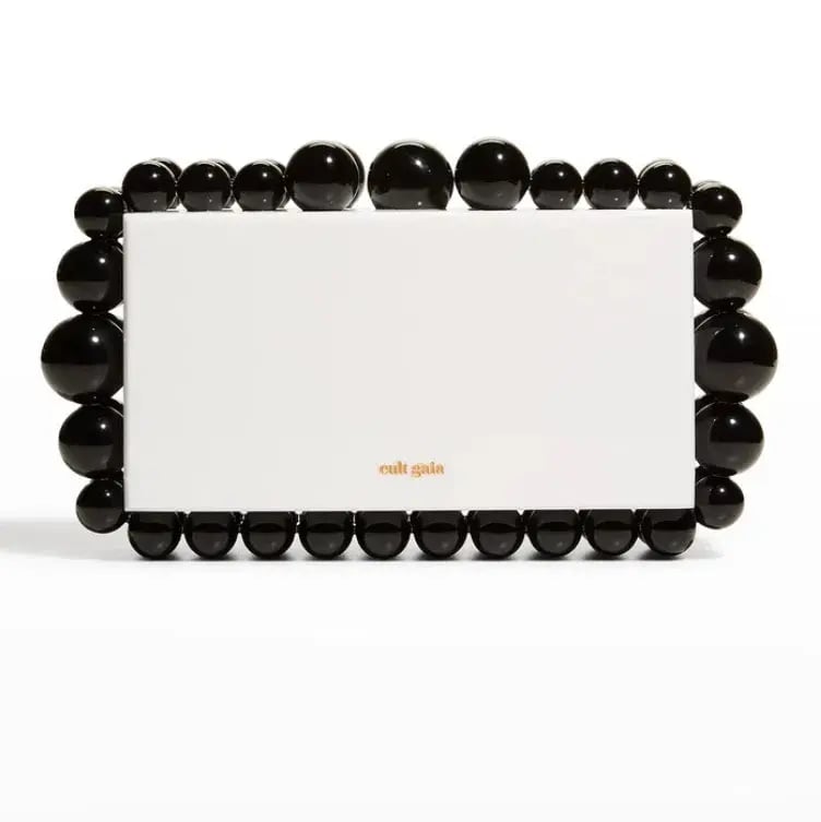 Cult Gaia Eos Clutch Black/White photo 5