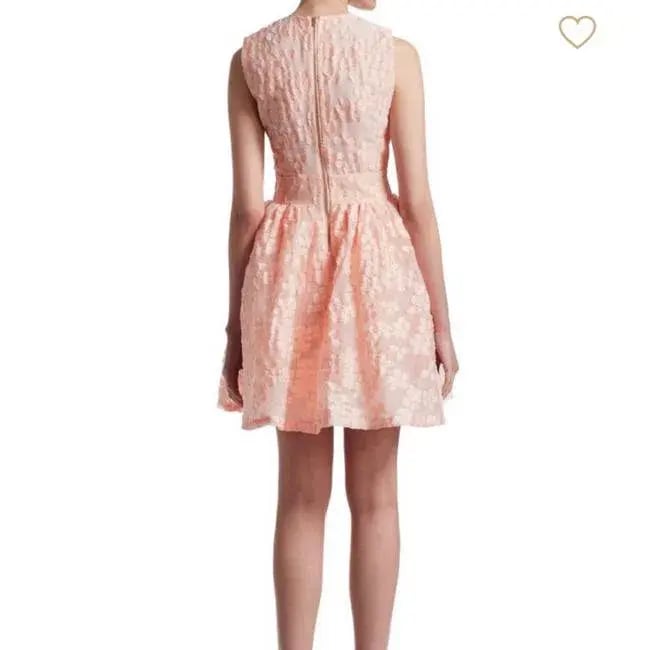Maje Fit and Flare Cocktail Dress Pink Size 8 photo 3