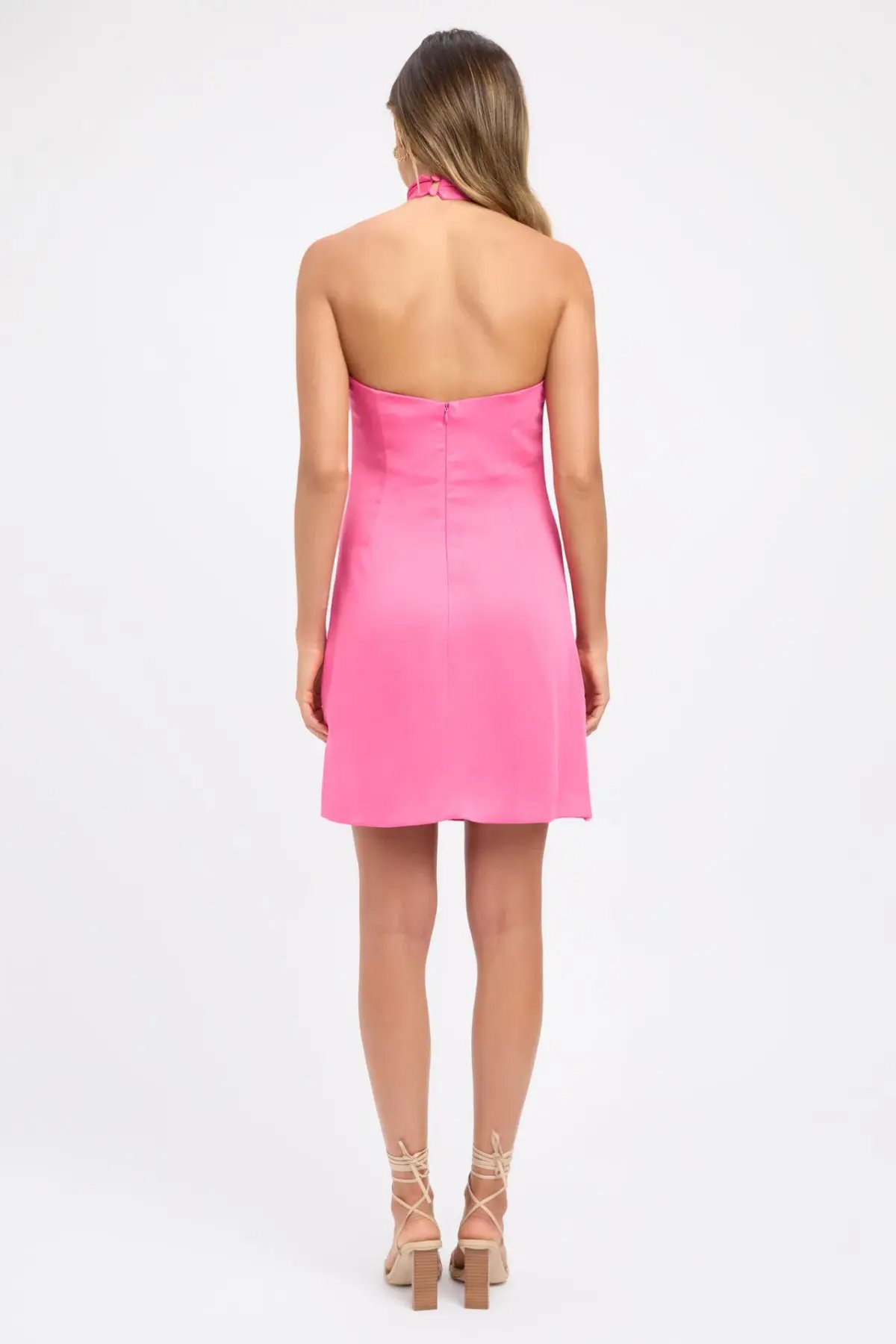 Kookai Milan Knot Mini Dress in Hibiscus Size 38 / AU 10 photo 3