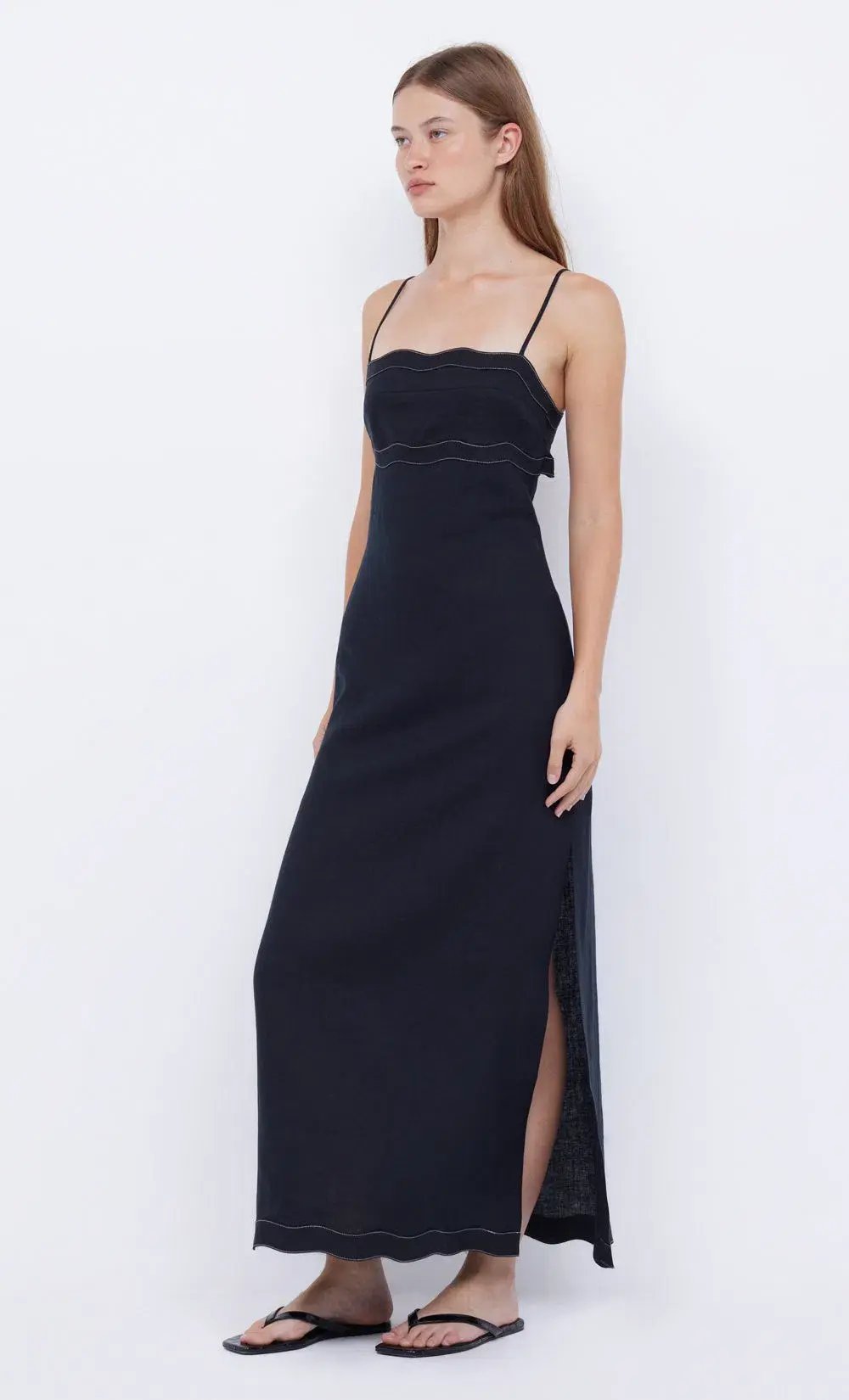 Bec and Bridge Tallulah Maxi Dress Black Size 8 photo 2