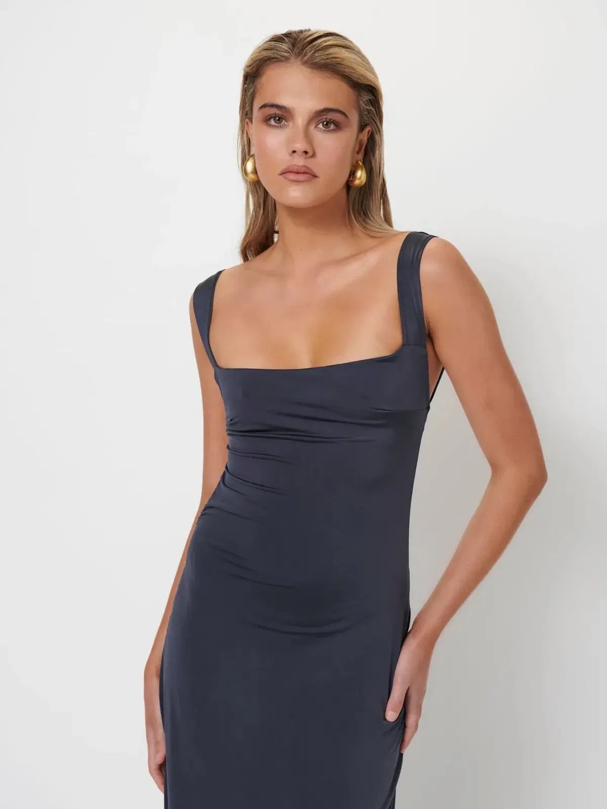 Effie Kats Helena Gown Thunder Size 8 photo 4