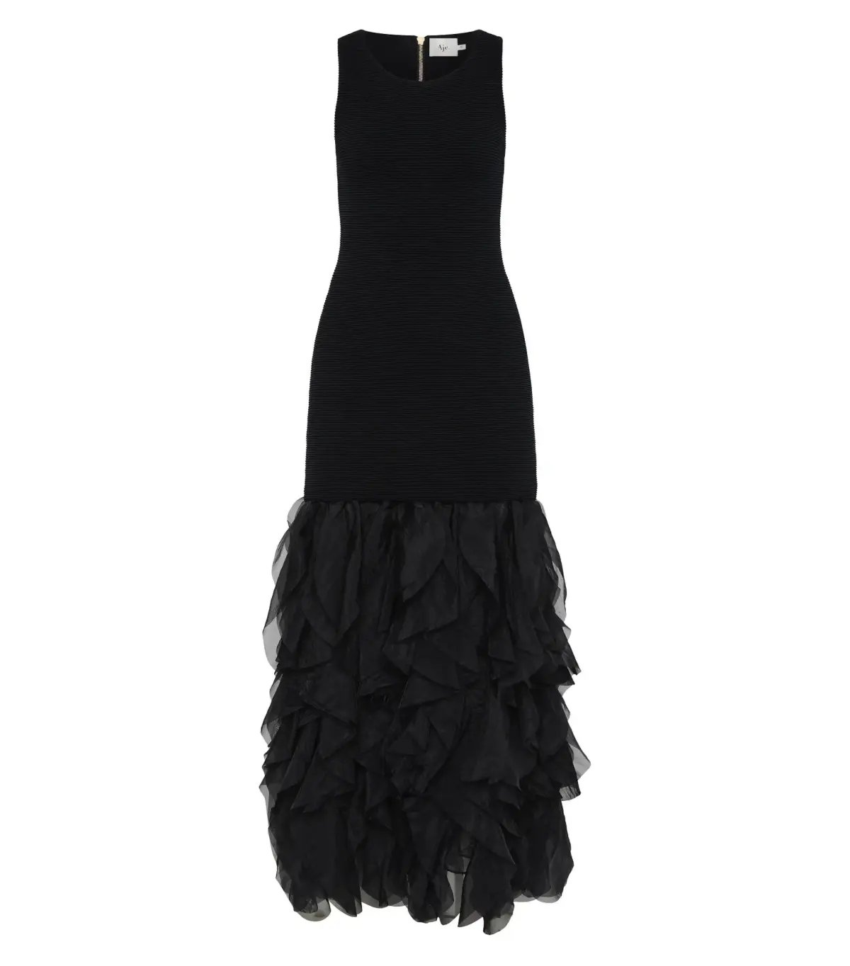 Aje Elations Knit Maxi Dress in Black Size Small / AU 8 photo 5