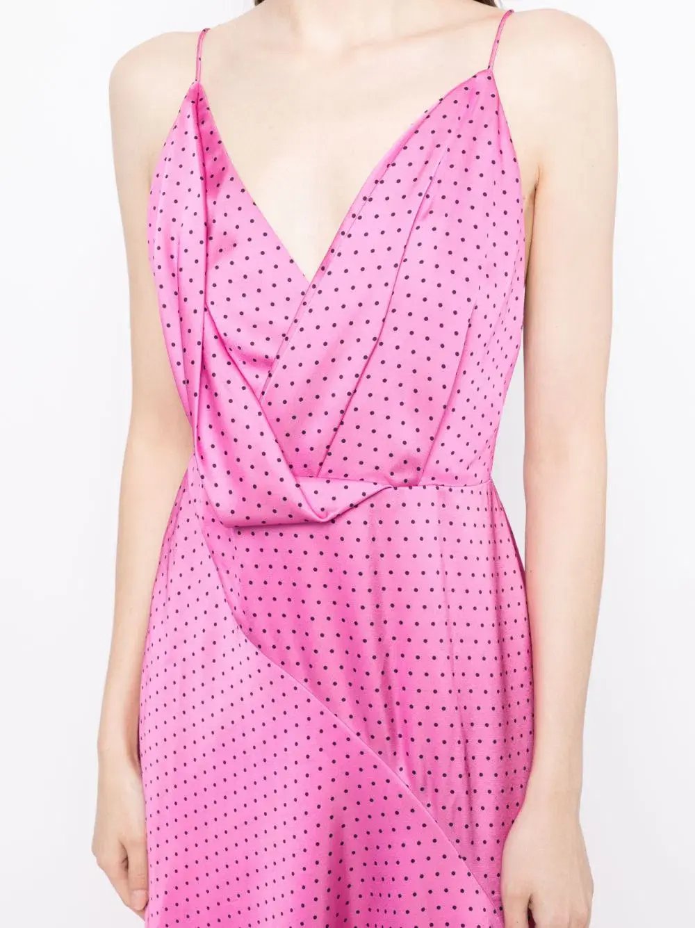 Acler Forli Midi Dress Hibiscus Spot Print Size 12 photo 2