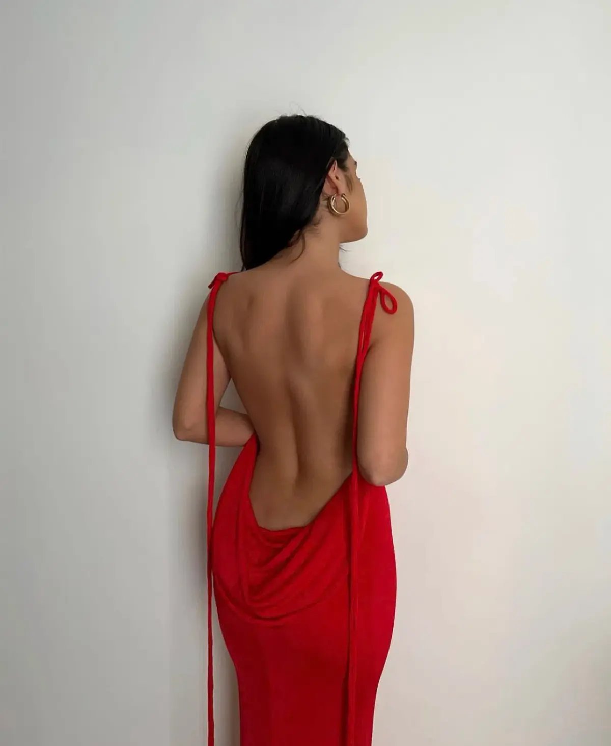 Melani the Label Cristina Gown Red Size 8 photo 3