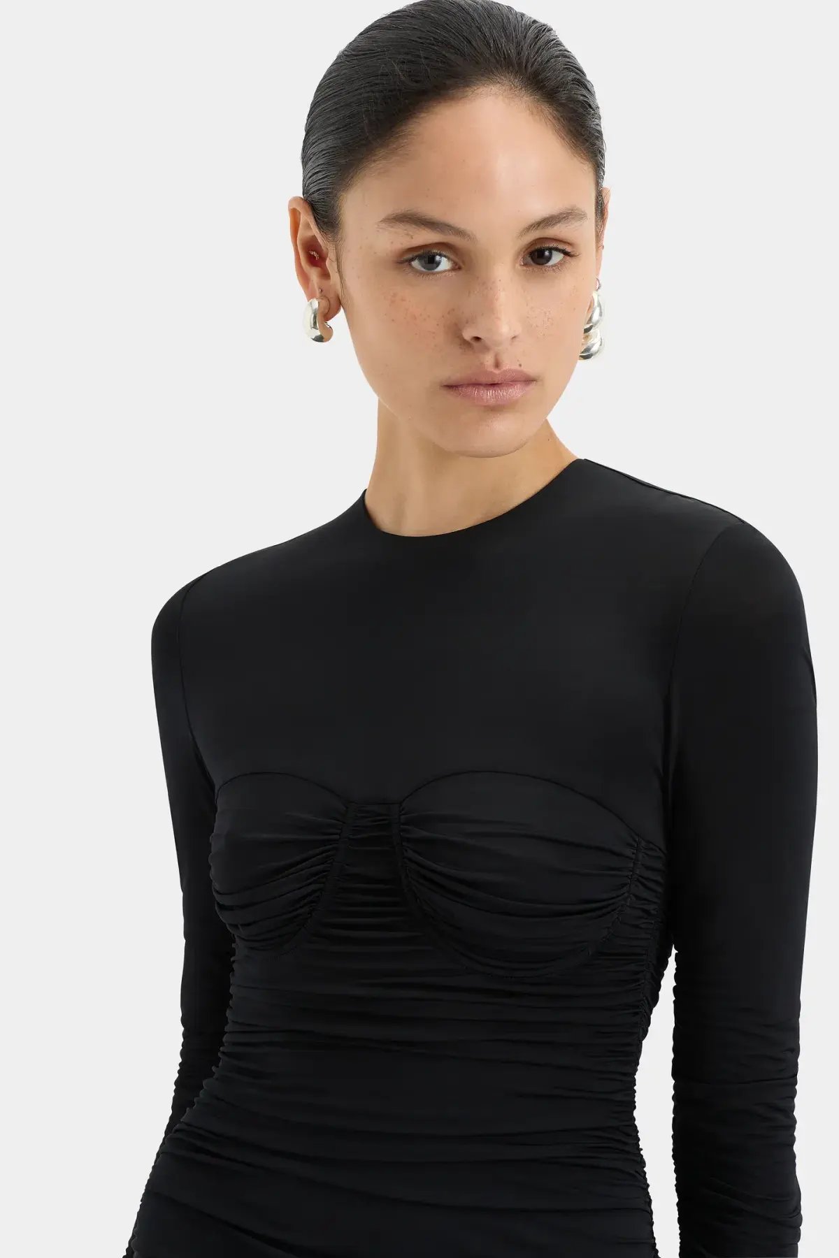 Sir The Label Alessia Draped Gown Black Size 2 / AU 12 photo 4