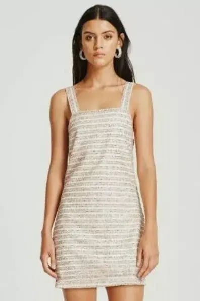 Vestire Iris Mesh Glitter Mini Dress Multi Size 6 photo 3